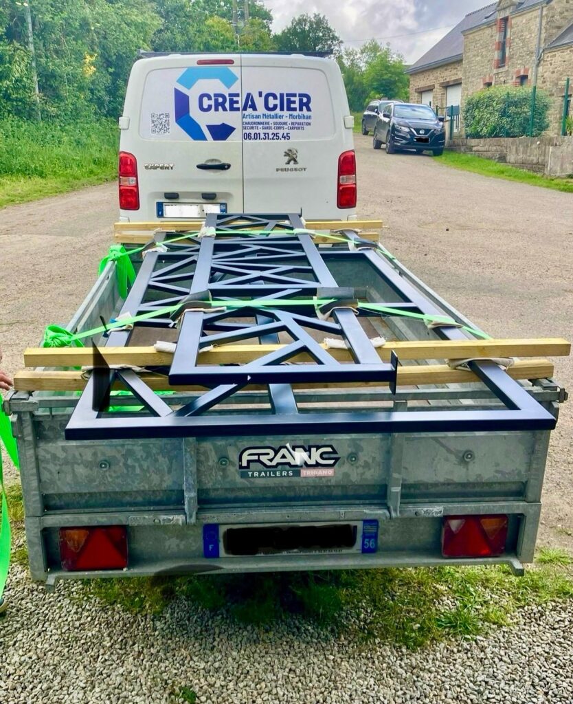 creacier metallier portail et brise vue sur mesure en acier