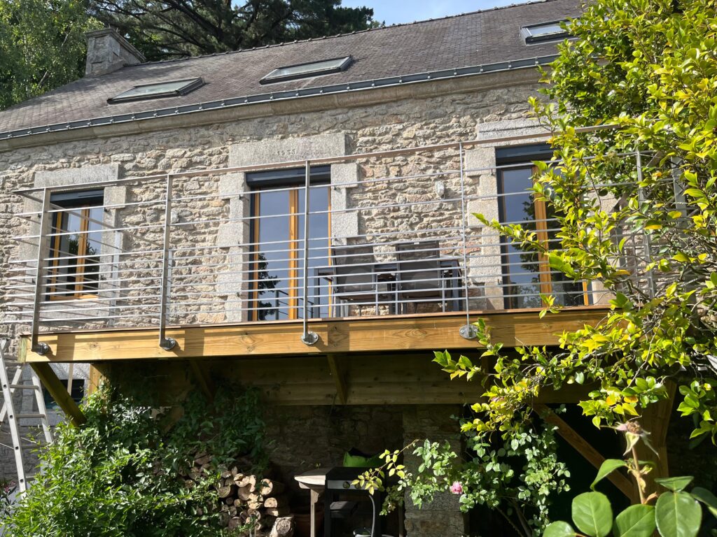créa'cier conception et pose garde corps sur mesure inox vannes morbihan 2