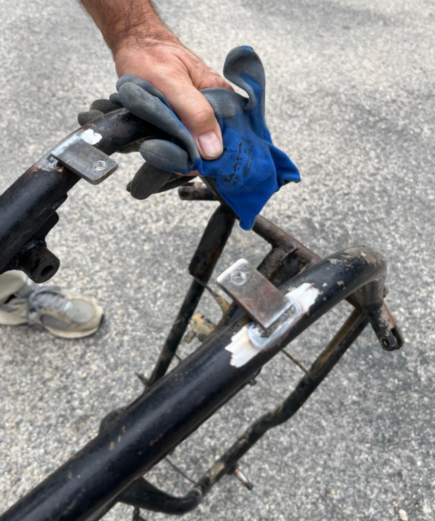 creacier reparation cadre velo soudure